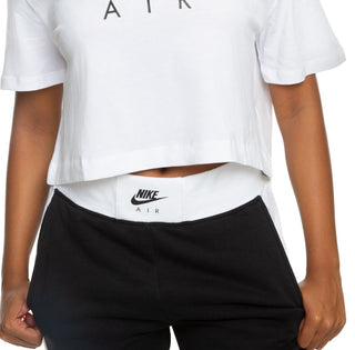 Camiseta Nike Feminina Running Fitness Branca Tamanho Médio