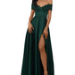 Vestido de noite feminino XSCAPE ombro a ombro verde tamanho 4
