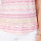 Camiseta feminina estampada em algodão estilo &amp; co, rosa, tamanho pequeno médio
