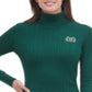 Vestido Tommy Hilfiger Feminino Manga Dolman Acima do Joelho Verde Tamanho Médio