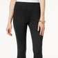 Calça legging casual feminina INC International Concepts, preta, tamanho 0