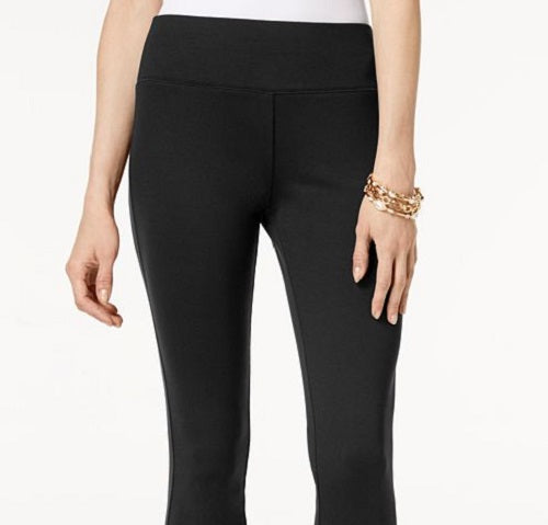 Calça legging casual feminina INC International Concepts, preta, tamanho 0