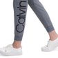 Calça de moletom Calvin Klein Performance Logo Feminina Azul Tamanho G