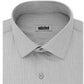 Camisa social masculina Kenneth Cole Slim Fit xadrez e listras cinza tamanho G