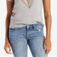Camiseta Levi's Perfect Graphic Logo Feminina Cinza Tamanho X-G