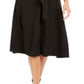 Vestido Calvin Klein Feminino com Cinto e Decote em V Preto Tamanho 2