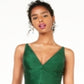 Vestido formal feminino Blondie Nites com zíper, manga curta, decote coração, mini, tamanho 9, verde