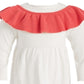 Body e suéter de algodão First Impressions para bebê menina, 2 peças, branco, tamanho 3-6 meses