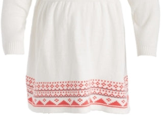 Body e suéter de algodão First Impressions para bebê menina, 2 peças, branco, tamanho 3-6 meses
