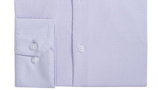 Camisa social Alfani Masculina Dot Dobby Slim Fit com botões, roxa, tamanho GG