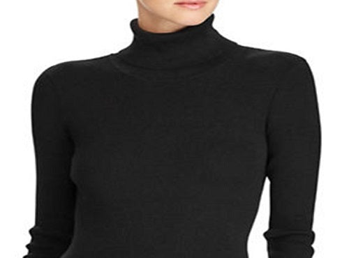 Suéter Ralph Lauren Feminino Manga Longa Gola Redonda Preto Tamanho Pequeno