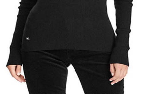 Suéter Ralph Lauren Feminino Manga Longa Gola Redonda Preto Tamanho Pequeno