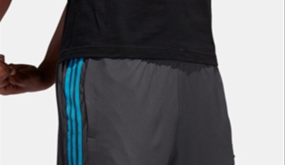 Shorts Adidas D2M 3 Stripes Masculino Cinza Tamanho GG