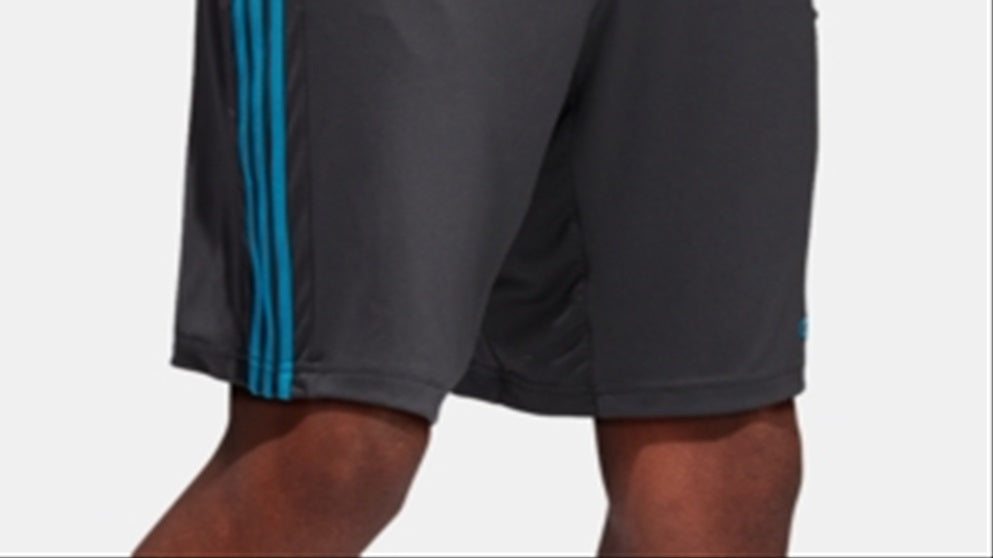 Shorts Adidas D2M 3 Stripes Masculino Cinza Tamanho GG