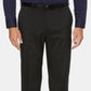 Calça social Perry Ellis Masculina Portfolio Classic Fit Performance Stretch Crosshatch Cinza Tamanho 36 30