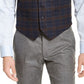 Tommy Hilfiger Colete Xadrez Stretch THFlex Modern Fit Masculino Azul Tamanho Grande