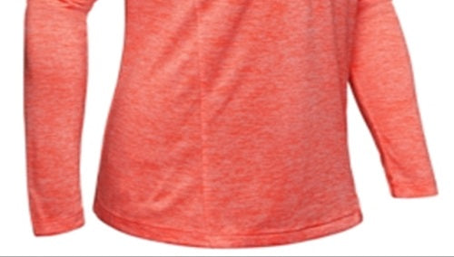Camiseta Tech Half Zip Feminina Under Armour Laranja Tamanho XS