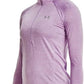 Camiseta Under Armour Ua Tech Half Zip Feminina Rosa Tamanho X-G