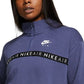 Top curto Nike Plus Air Zip feminino roxo tamanho 3X