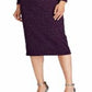 Vestido Ralph Lauren Feminino Metálico Surplice Roxo Tamanho 16