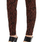 Calça jeans skinny feminina com estampa de tigre e cintura média da INC International Concepts, marrom, tamanho 24W