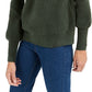 Suéter feminino French Connection Orla Flossy gola alta verde tamanho pequeno