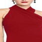 Vestido de festa feminino Rachel Roy, sem mangas, comprimento até o joelho, vermelho, tamanho XX-G