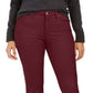 Calça jeans feminina Lexington reta vermelha tamanho 12S da Charter Club