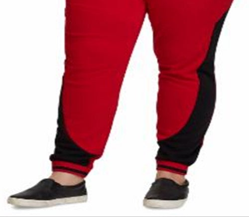 Calça de moletom Ralph Lauren Plus Terry feminina vermelha tamanho 2X