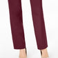 Calça Curta Curvy Fit Feminina JM Collection Tummy Control Vermelha Tamanho 20X5