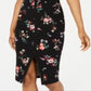 Vestido Bodycon Ilusion estampado infantil Material Girl, preto, tamanho médio