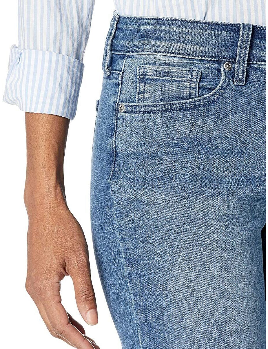 Calça jeans reta Marilyn feminina NYDJ, azul, tamanho 8