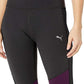 Legging Puma After Glow Drycell Colorblocked Feminina Preta Tamanho Médio