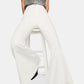 Calça Flare Just Float On de Cintura Alta Feminina da Free People, Branca, Tamanho 30