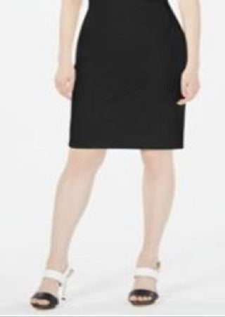 Vestido tubinho Calvin Klein feminino sem mangas na altura do joelho, preto, tamanho 4