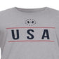 Camiseta masculina de manga curta Under Armour cinza tamanho XX-G