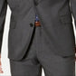 Paletó masculino Alfani Slim Fit Xadrez Stretch Performance Cinza Tamanho 40