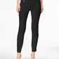 Calça skinny Alfani Curvy Pull On feminina, preta, tamanho 14