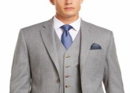 Ralph Lauren Masculino Classic Fit UltraFlex Stretch Terno Jaqueta Separada Cinza Tamanho 43