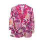 Túnica feminina estampada com acabamento bordado Charter Club, rosa, tamanho P