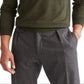 Suéter Ralph Lauren Masculino de Lã Merino com Gola Redonda Verde Tamanho Médio