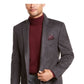 Ralph Lauren Masculino Trespassado Regular Fit Sport Coat Cinza Tamanho 50