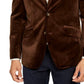 Casaco esportivo masculino de veludo Tasso Elba marrom tamanho X-G
