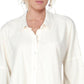 Blusa feminina Whistler com botões, tamanho grande, de algodão, branca, tamanho pequeno, da Free People