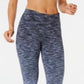 Leggings esportivas femininas Ideology Fitness Workout Azul Tamanho Grande