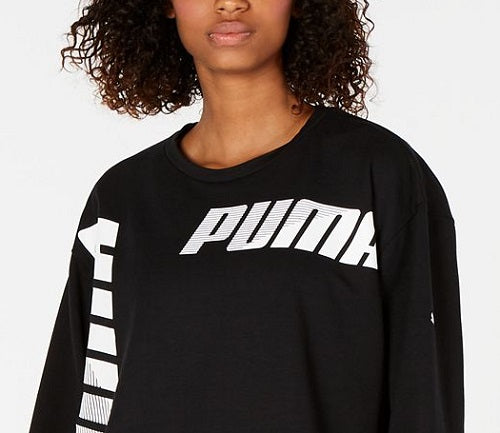 Moletom Puma Modern Sport Logo Feminino Preto Tamanho Grande