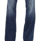 Calça jeans feminina bootcut com lavagem costeira da 7 for All Mankind, azul, tamanho 25