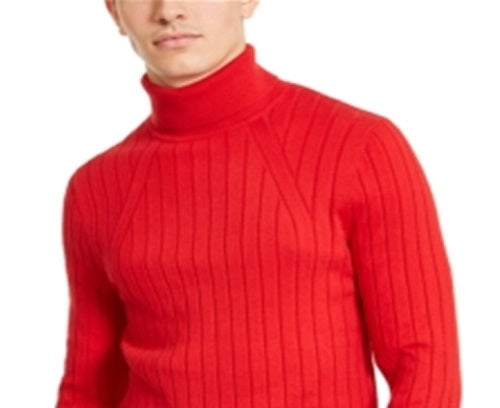 Suéter masculino Elite de gola alta da INC International Concepts, vermelho, tamanho extragrande