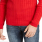 Suéter masculino Elite de gola alta da INC International Concepts, vermelho, tamanho extragrande
