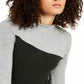 Suéter Alfani Feminino Colorblocked Cinza Tamanho P